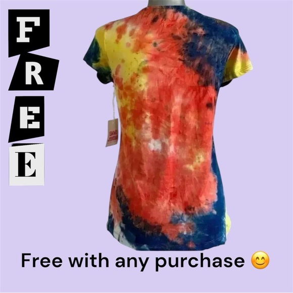 FREE 🆕Emme  Jordan Premium Tie Dye T Shirt - Picture 1 of 15
